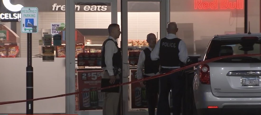 3400 S. California DEADLY GAS STATION ROBBERY Chicago Police are investigating a deadly shooting that occurred inside a gas station during a robbery overnight.  