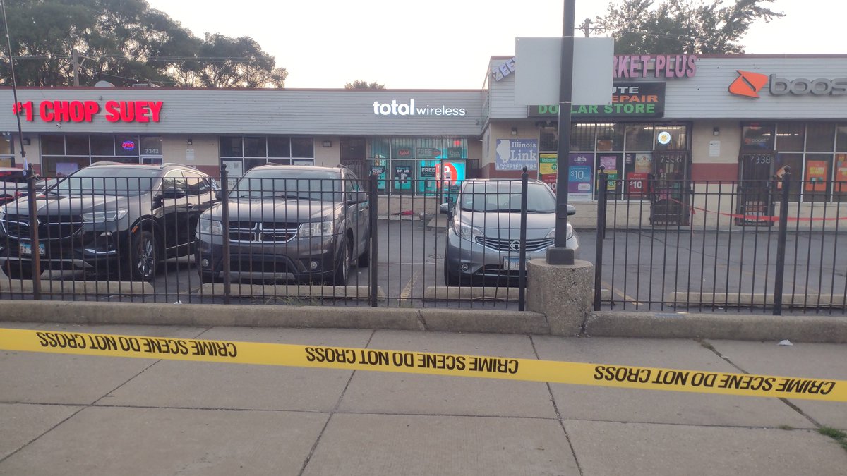 Homicide . 7300 block of S. Stony Island.  37-year-old male victim was in front of a commercial business when he was approached by an unknown female offender who produced a handgun and fired shots.  