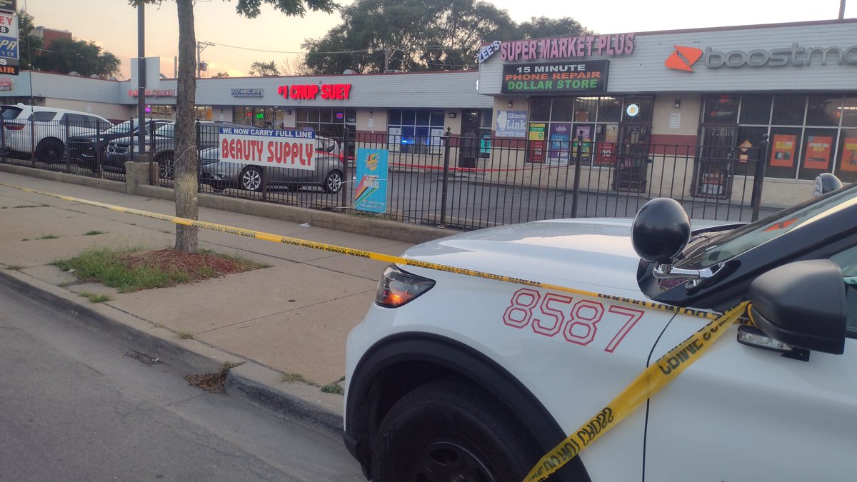 Homicide . 7300 block of S. Stony Island.  37-year-old male victim was in front of a commercial business when he was approached by an unknown female offender who produced a handgun and fired shots.  