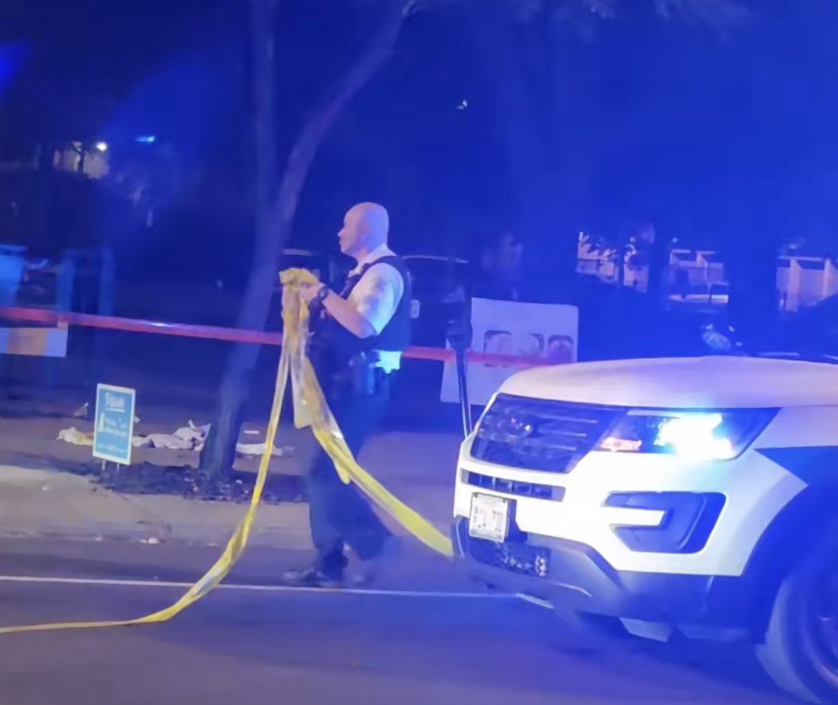 Sheridan & Ainslie MALE SHOT Chicago Police are investigating a shooting that left a man critically wounded in front of a park in Uptown.  