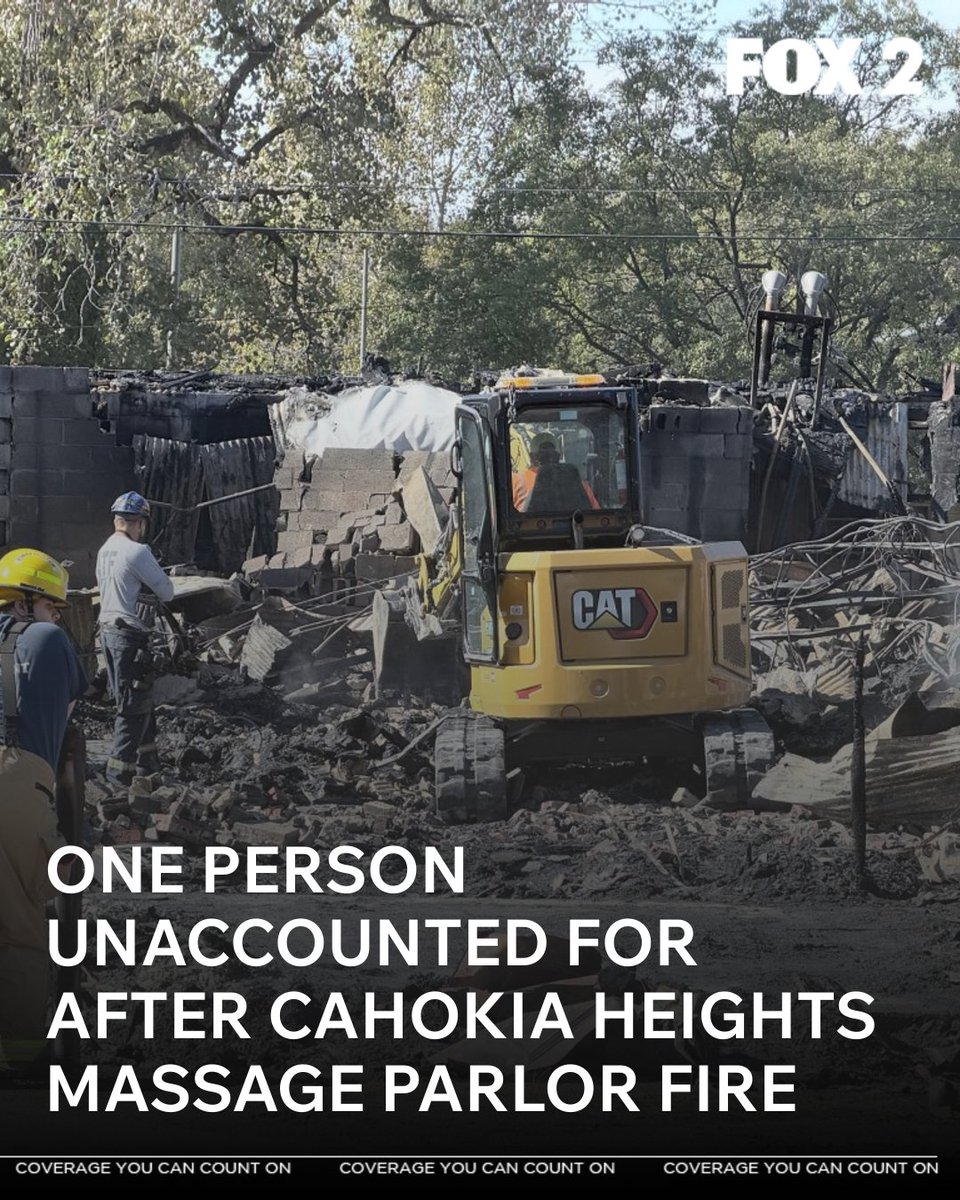 On Monday, cadaver dogs sniffed through the rubble trying to determine if anyone died in the fire.